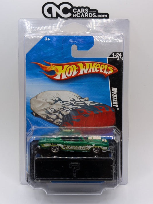 2010 Hot Wheels Mystery Cars 20/24 '68 HEMI Barracuda Green Loose R7489