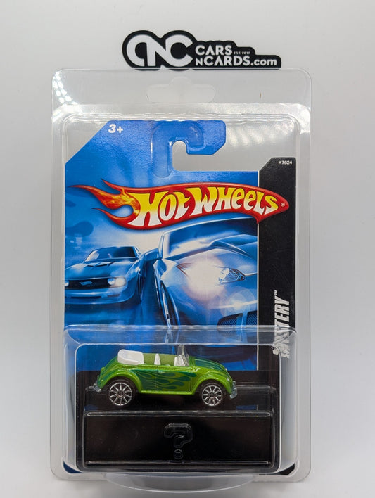 2007 Hot Wheels Mystery Cars 11/24 Volkswagen Beetle Convertible Loose Green