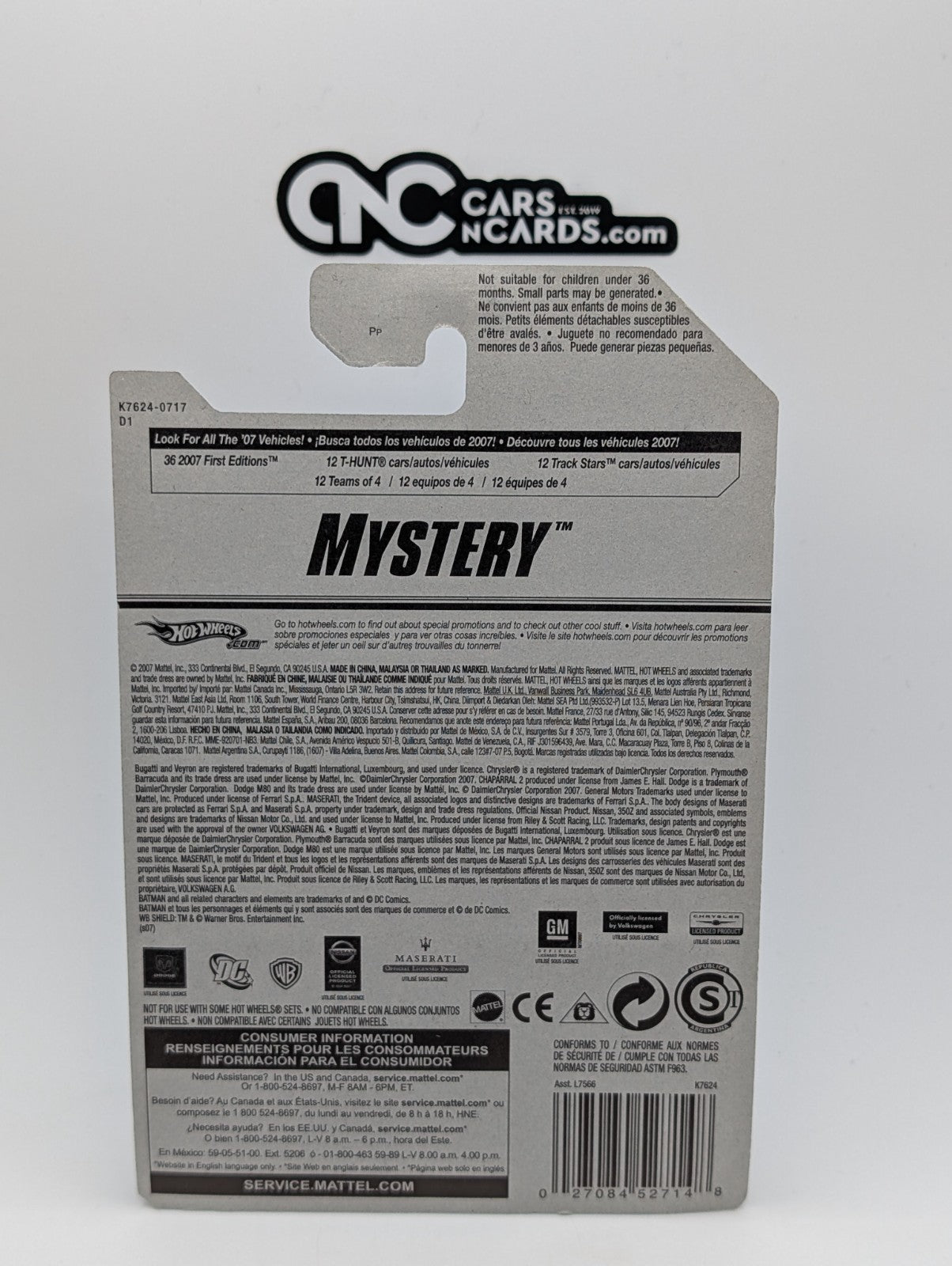 2007 Hot Wheels Mystery Cars - Sealed