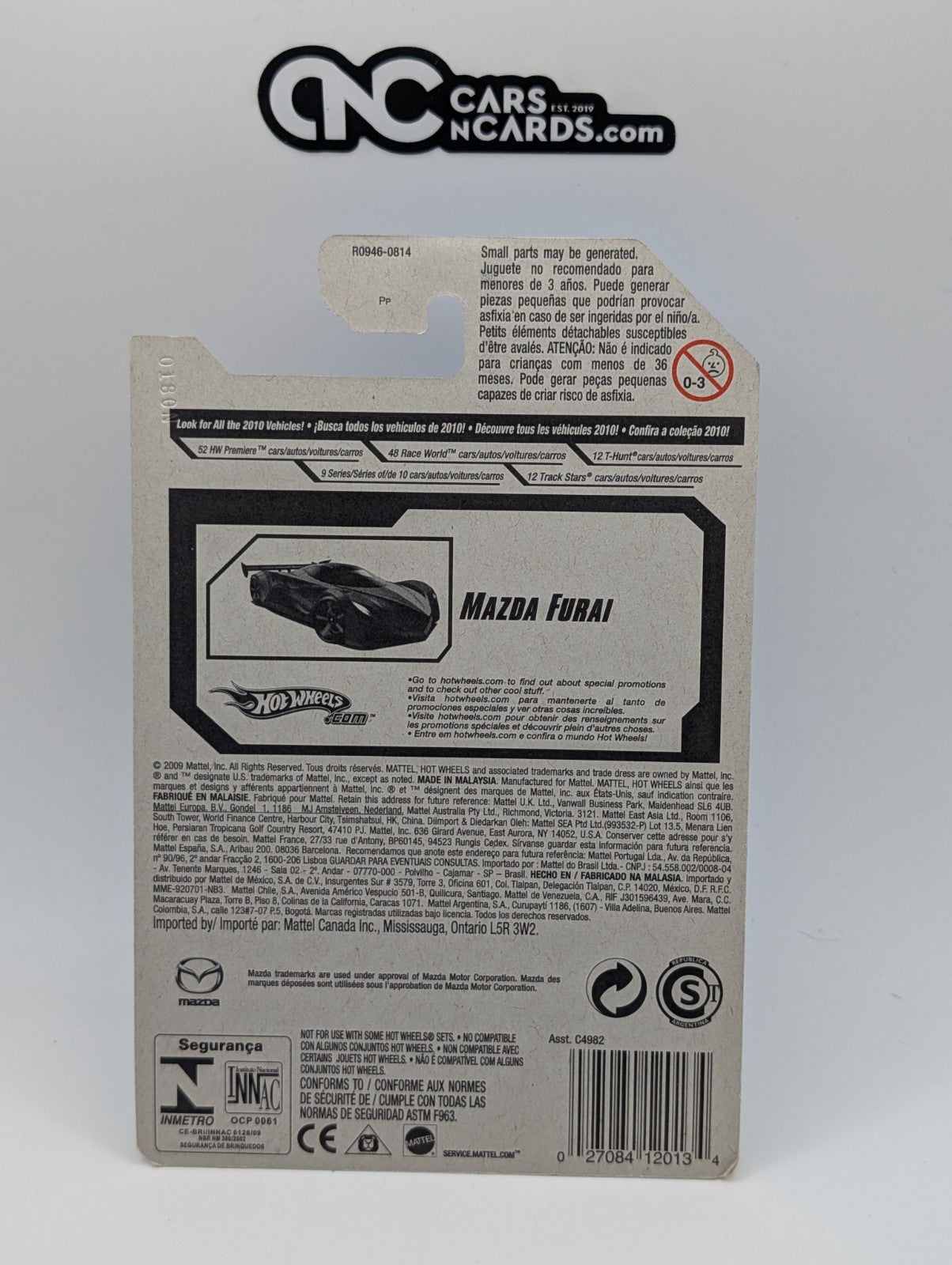 2010 Hot Wheels HW Premiere 31/52 Mazda Furai Gray 31/214