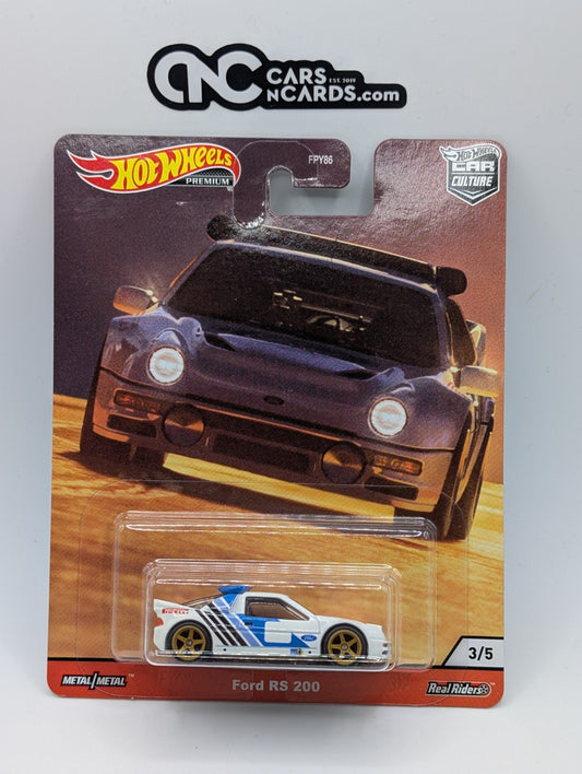 2020 Hot Wheels Premium Car Culture Thrill Climbers 3/5 Ford RS 200