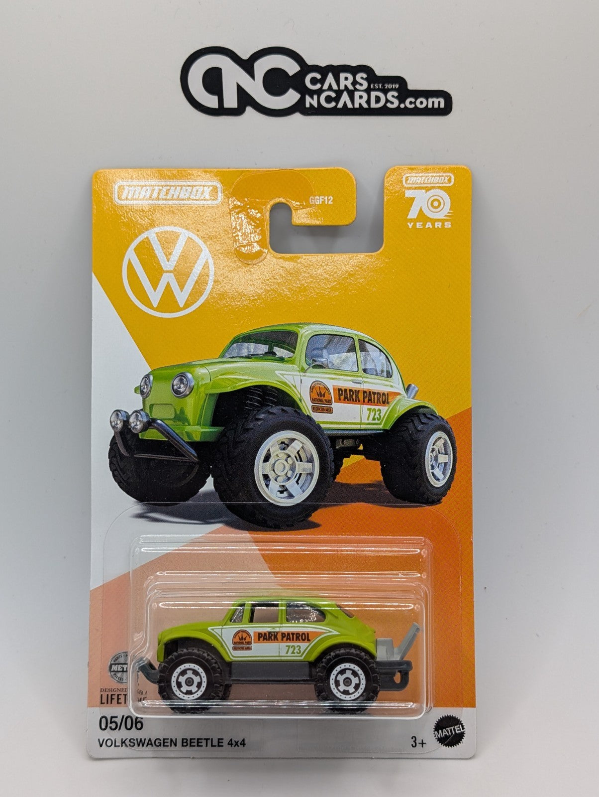 2023 Matchbox 70th Anniversary 5/6 Volkswagen Beetle 4x4