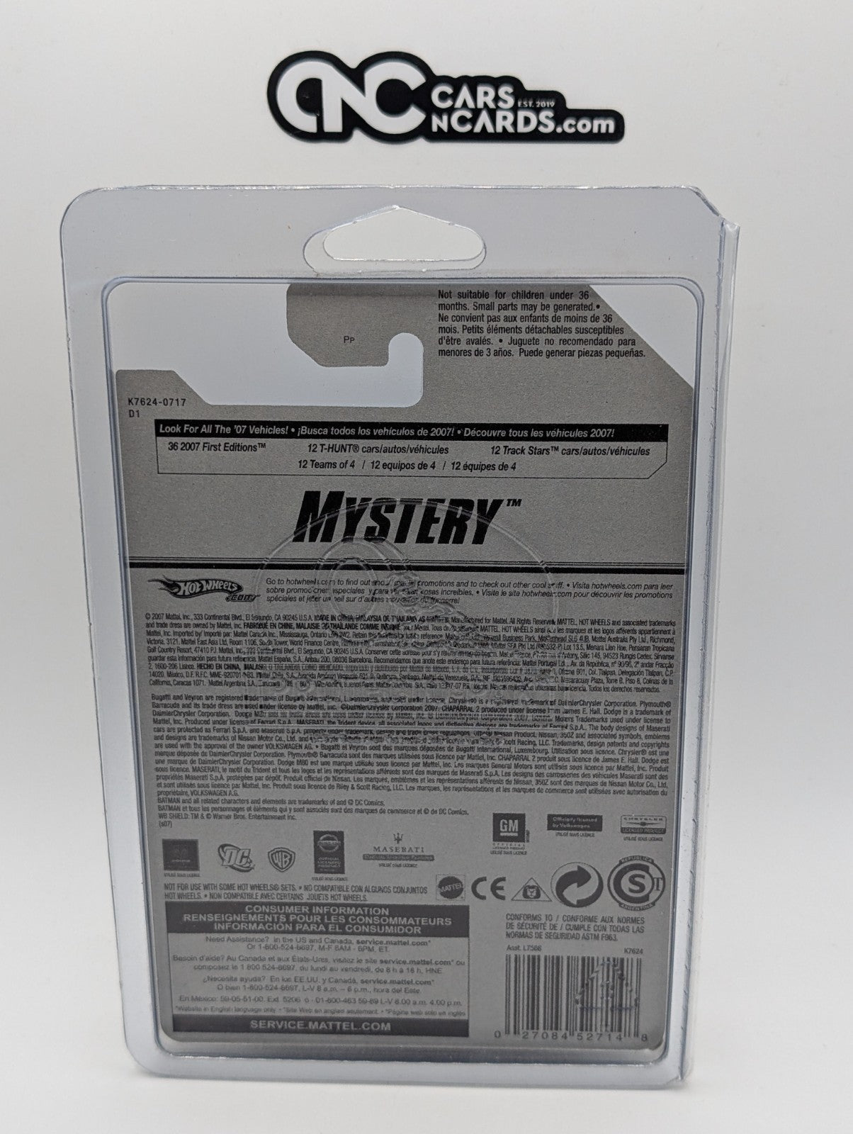 2008 Hot Wheels Mystery Cars 16/24 GT-03 Gray M6958
