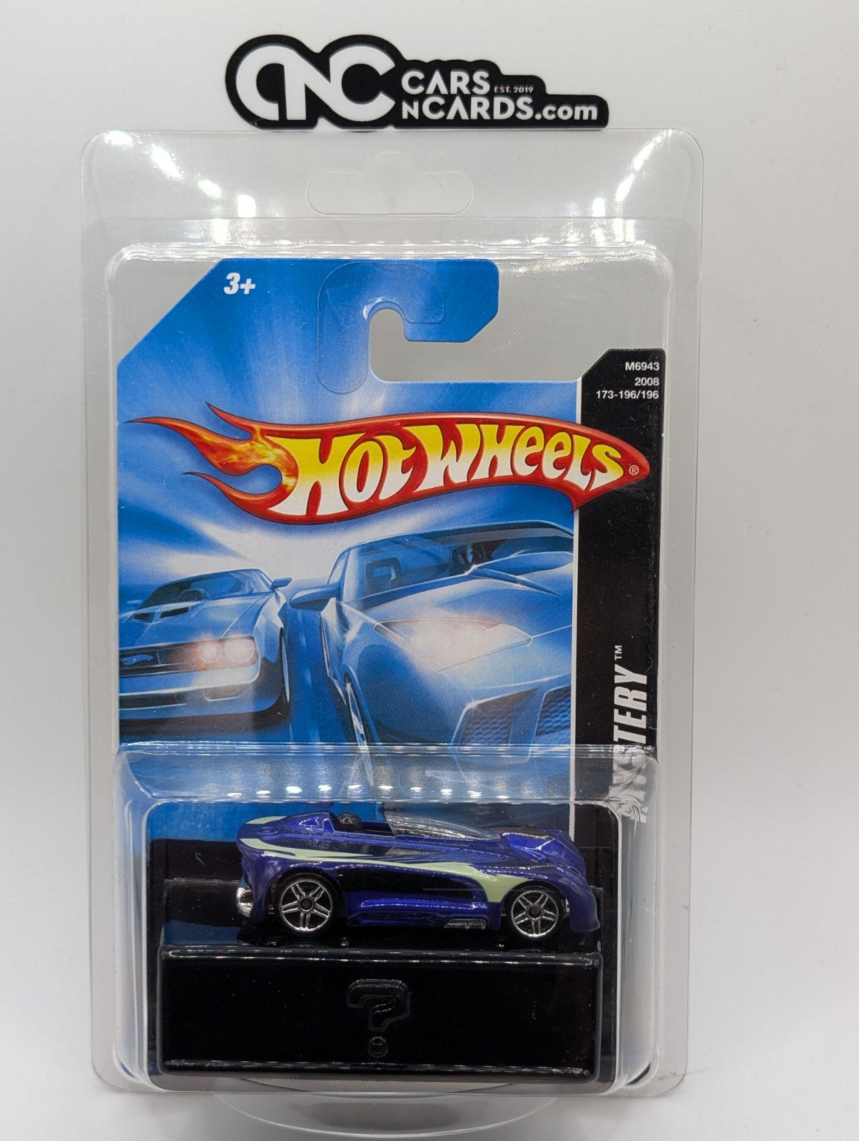 2008 Hot Wheels Mystery Cars 12/24 Monoposto Blue Loose M6954