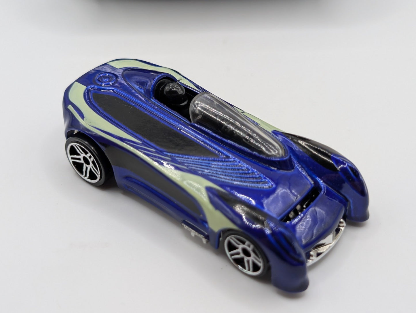 2008 Hot Wheels Mystery Cars 12/24 Monoposto Blue Loose M6954