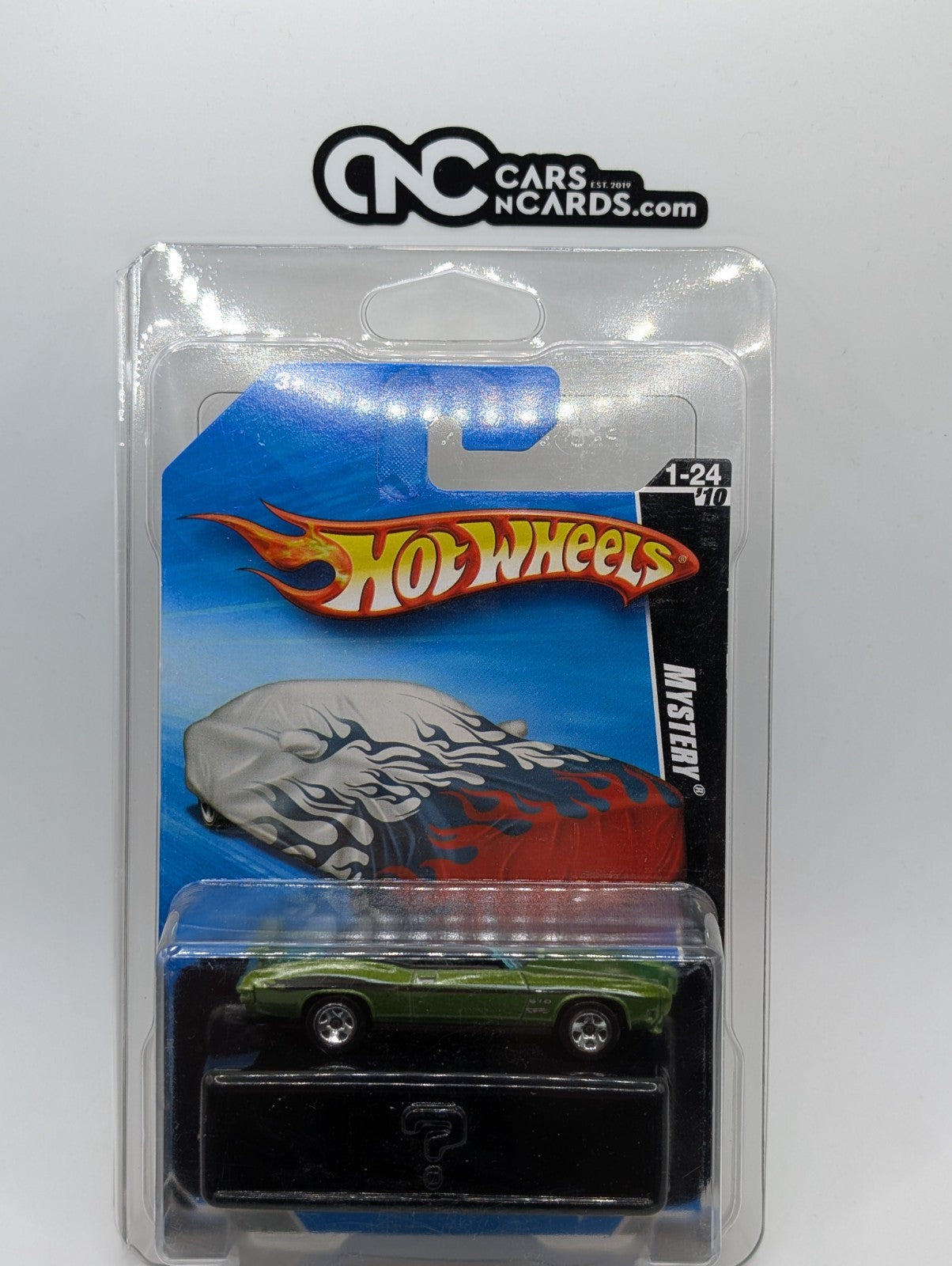 2010 Hot Wheels Mystery Cars 10/24 '70 Pontiac GTO Green Loose R7479