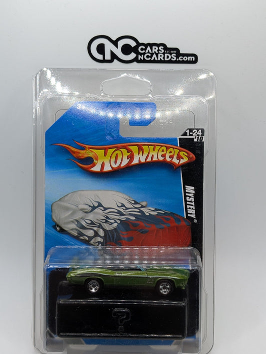 2010 Hot Wheels Mystery Cars 10/24 '70 Pontiac GTO Green Loose R7479