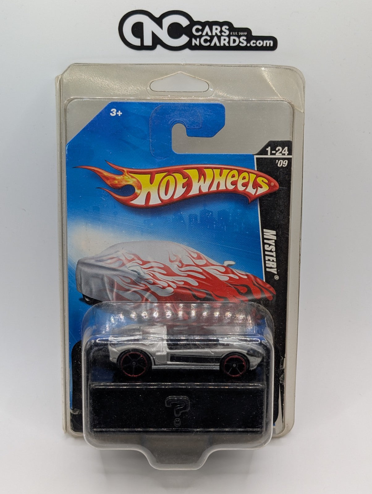2009 Hot Wheels Mystery Cars 7/24 Ford GTX1 Silver Loose P2493
