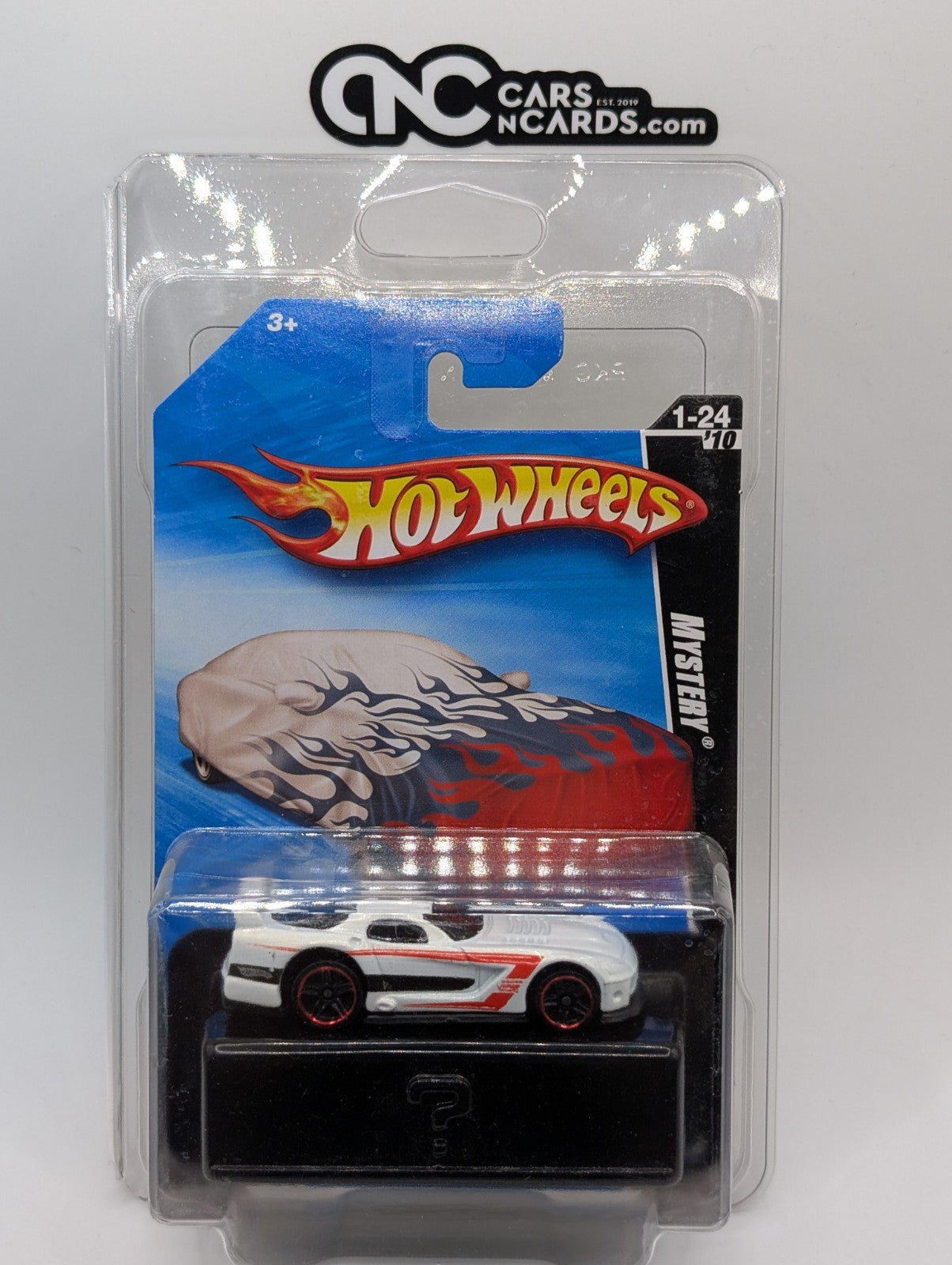 2010 Hot Wheels Mystery Cars 11/24 Dodge Viper GTS-R White Loose R7480