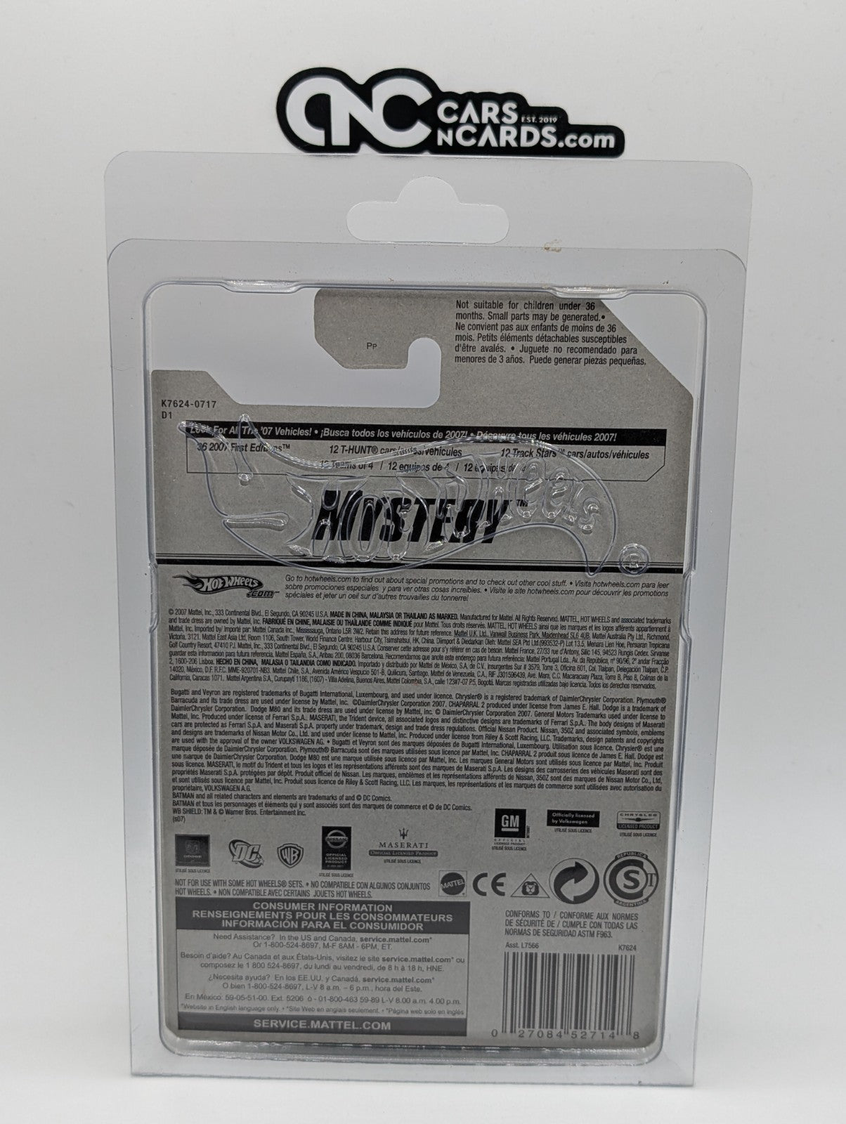 2007 Hot Wheels Mystery Cars 9/24 '65 Pontiac Bonneville Black Loose #165