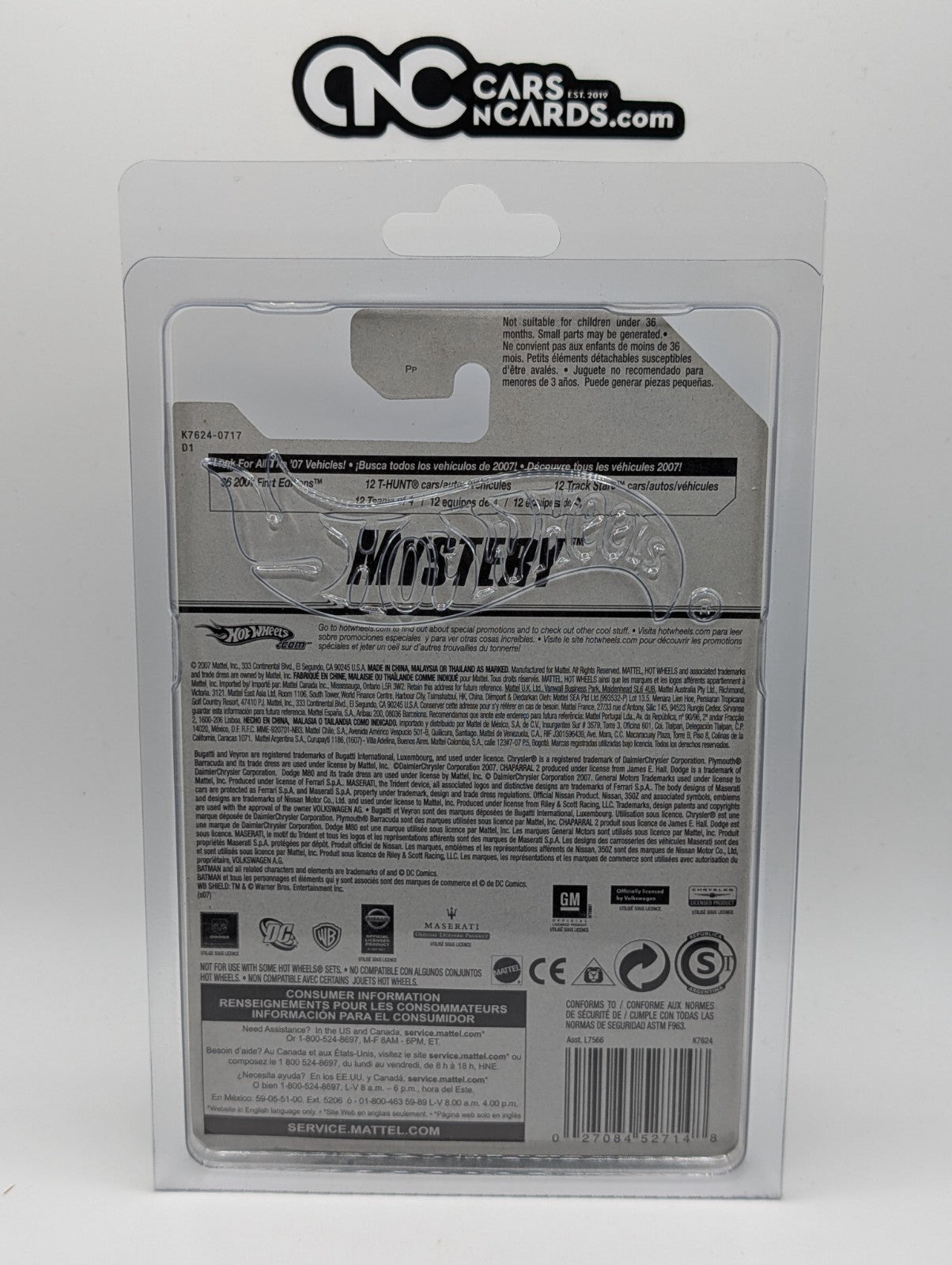 2009 Hot Wheels Mystery Cars 9/24 Drift King White Loose P2495