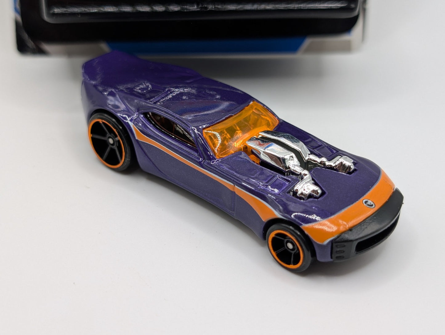 2009 Hot Wheels Mystery Cars 10/24 Nitro Doorslammer Purple Loose P2496