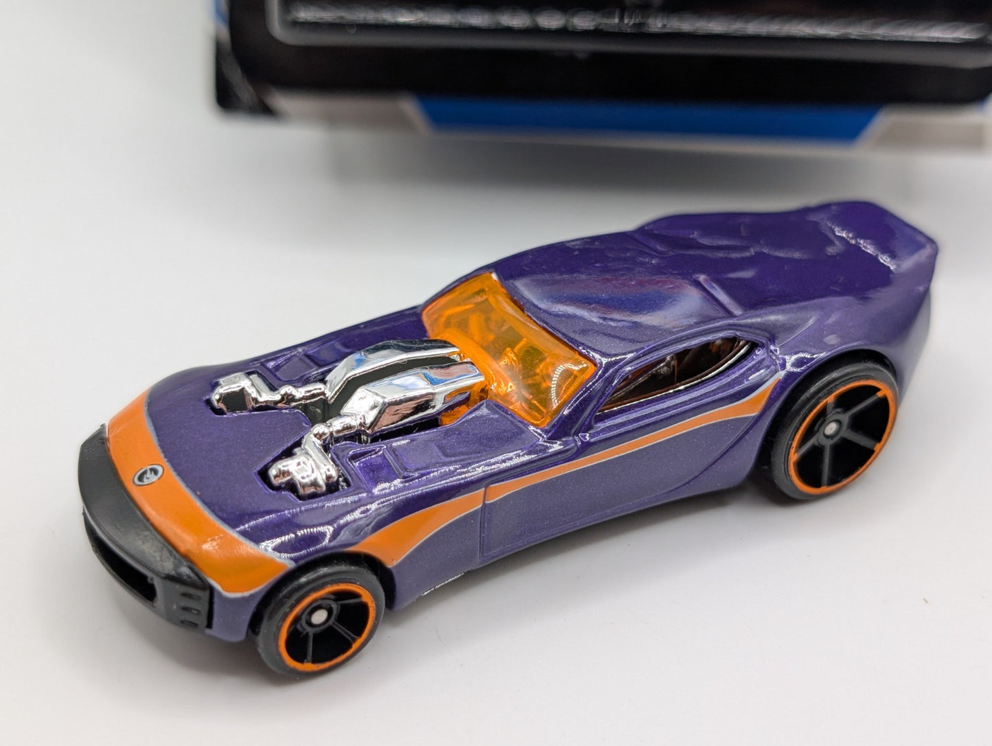 2009 Hot Wheels Mystery Cars 10/24 Nitro Doorslammer Purple Loose P2496