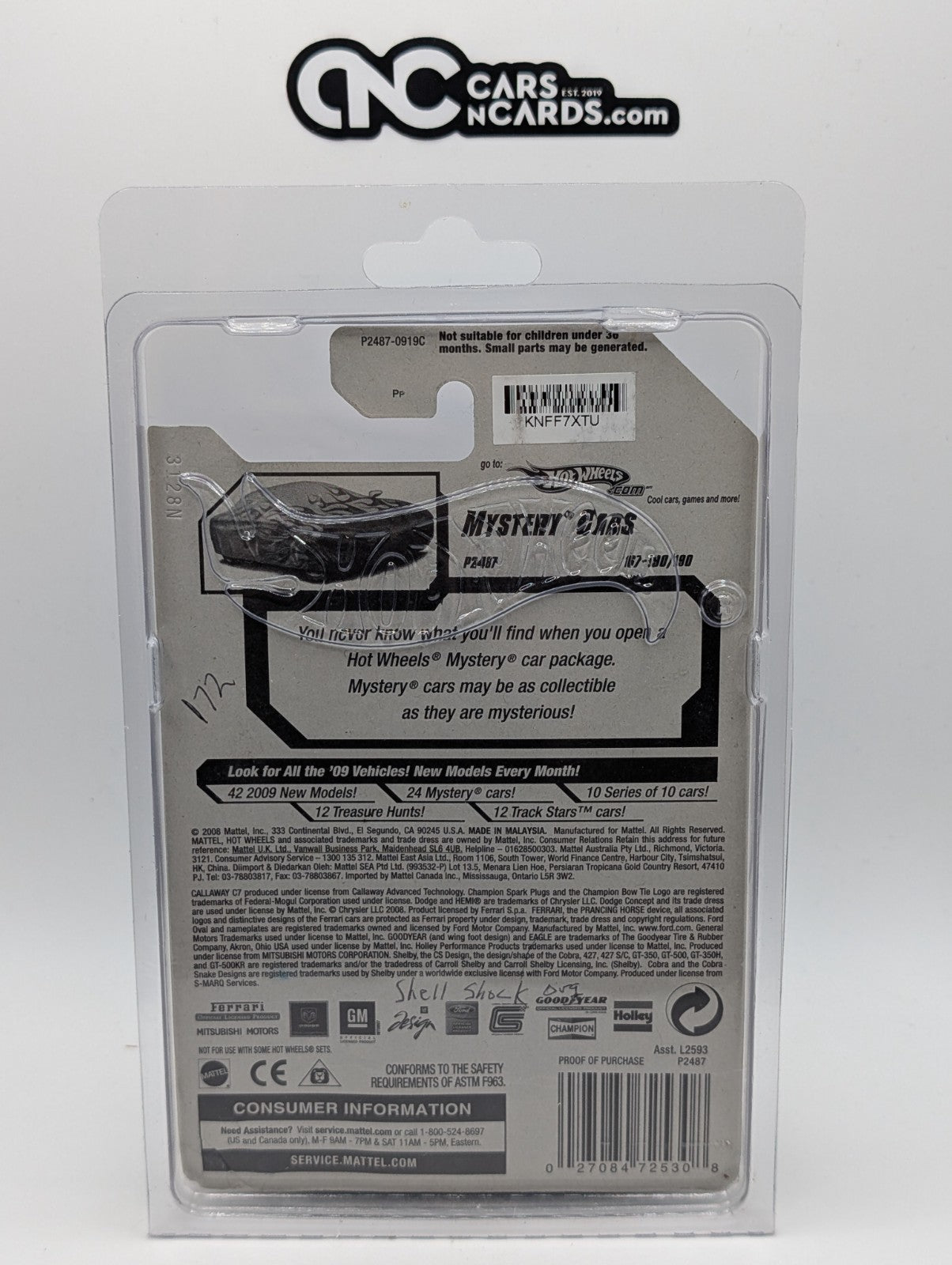 2009 Hot Wheels Mystery Cars 24/24 Quad Rod Chrome Loose P2510