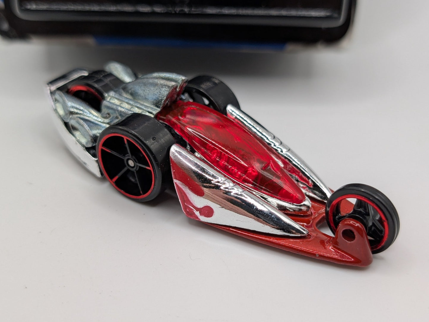 2009 Hot Wheels Mystery Cars 24/24 Quad Rod Chrome Loose P2510