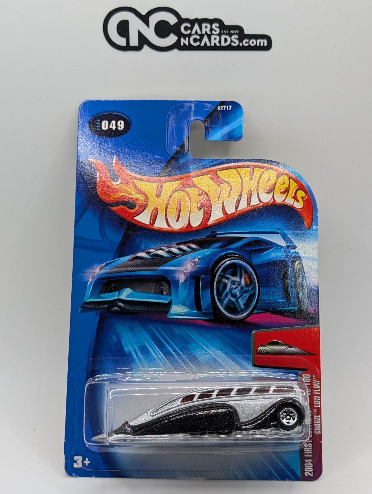 2004 Hot Wheels First Editions 49/100 Crooze Low Flow (Card Damage)