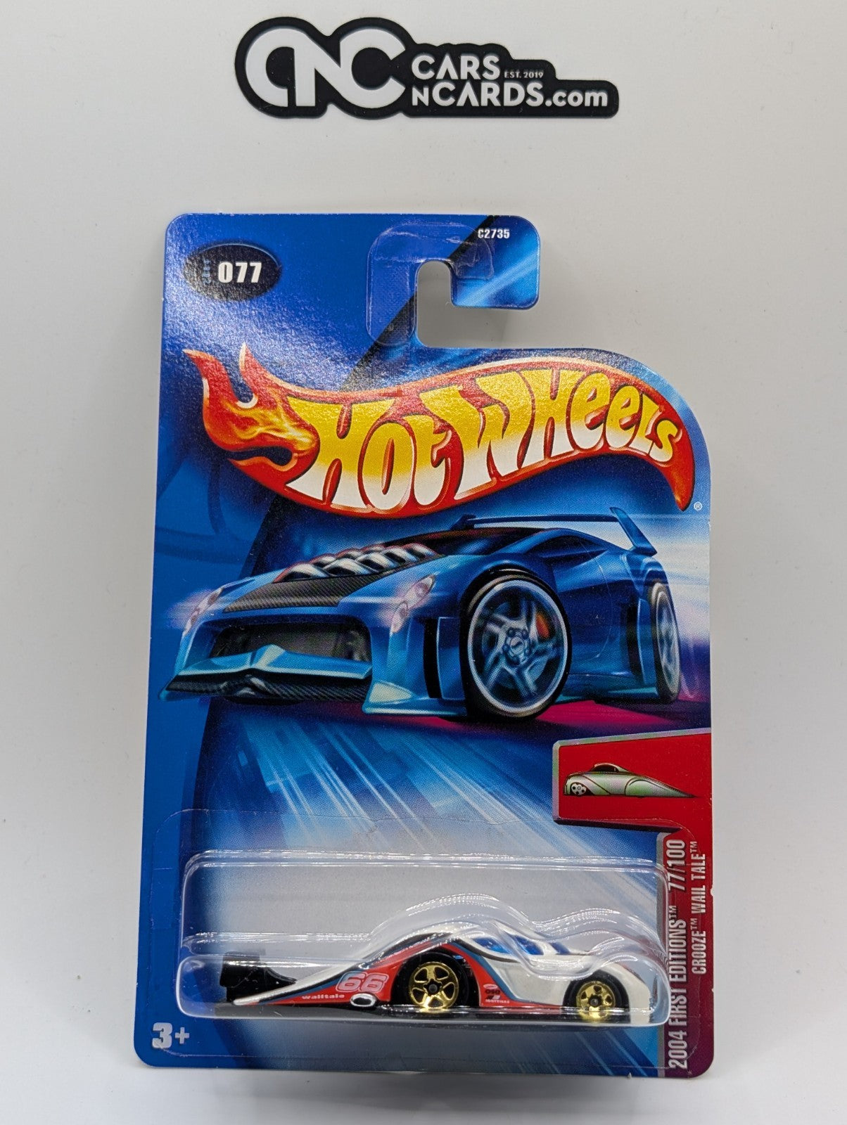 2004 Hot Wheels First Editions 64/100 Crooze Wail Tale (Soft Corners)