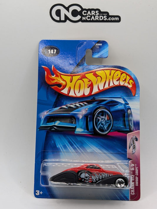2004 Hot Wheels Crank Itz 5/5 Swoop Coupe Red Collector #147