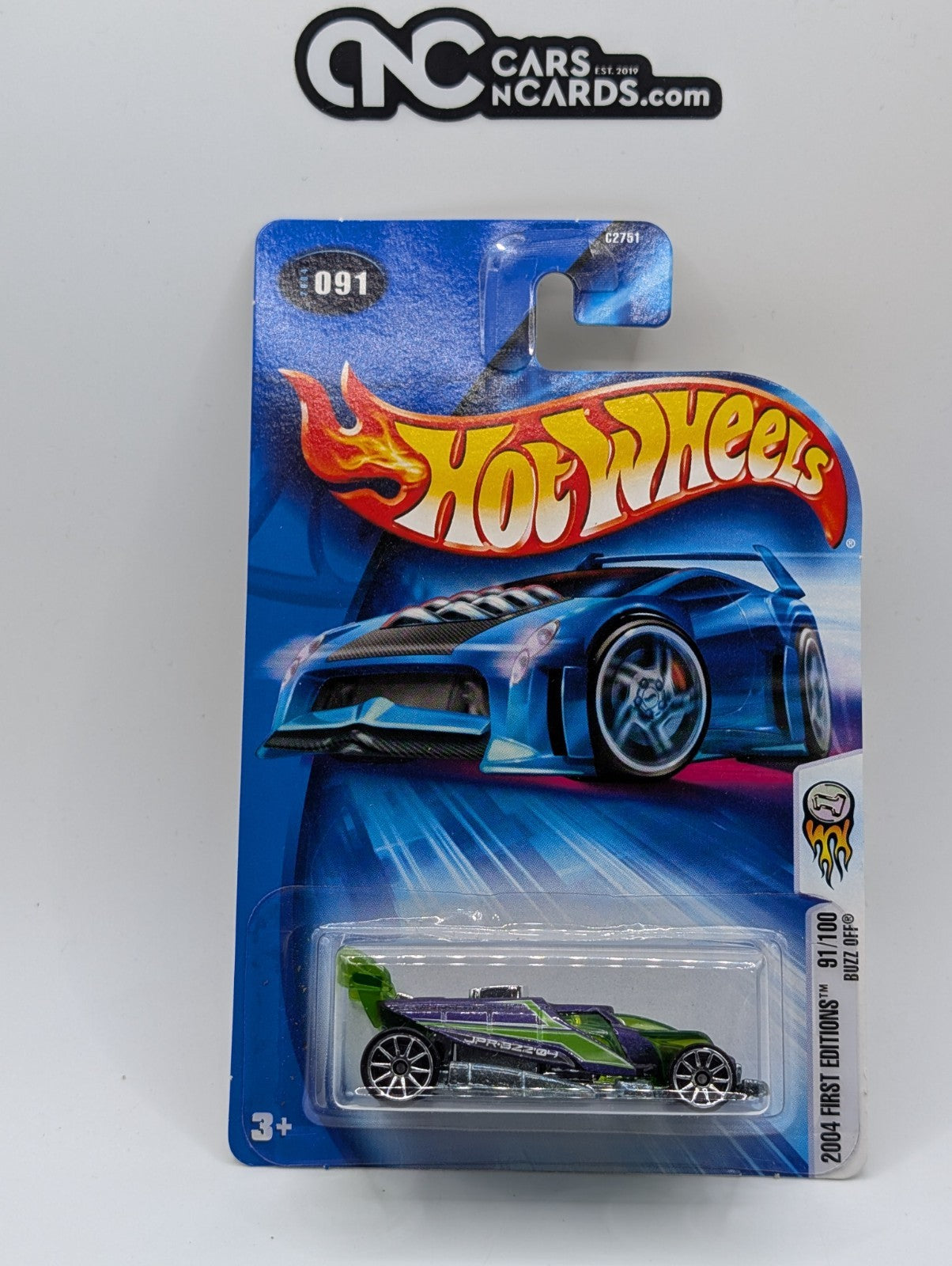 2004 Hot Wheels First Editions 91/100 Buzz Off Purple
