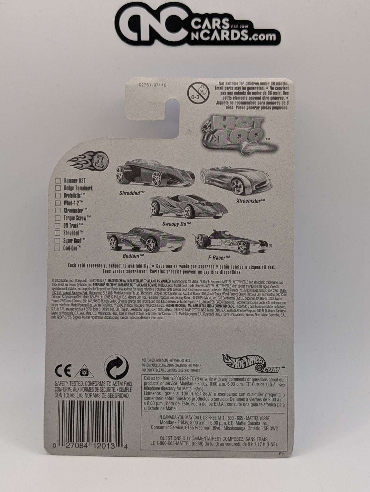 2004 Hot Wheels First Editions 100/100 Cool-One (Card Damage)