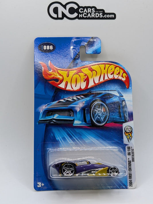 2004 Hot Wheels First Editions 86/100 Brutalistic Purple PR5 (Soft Corners)