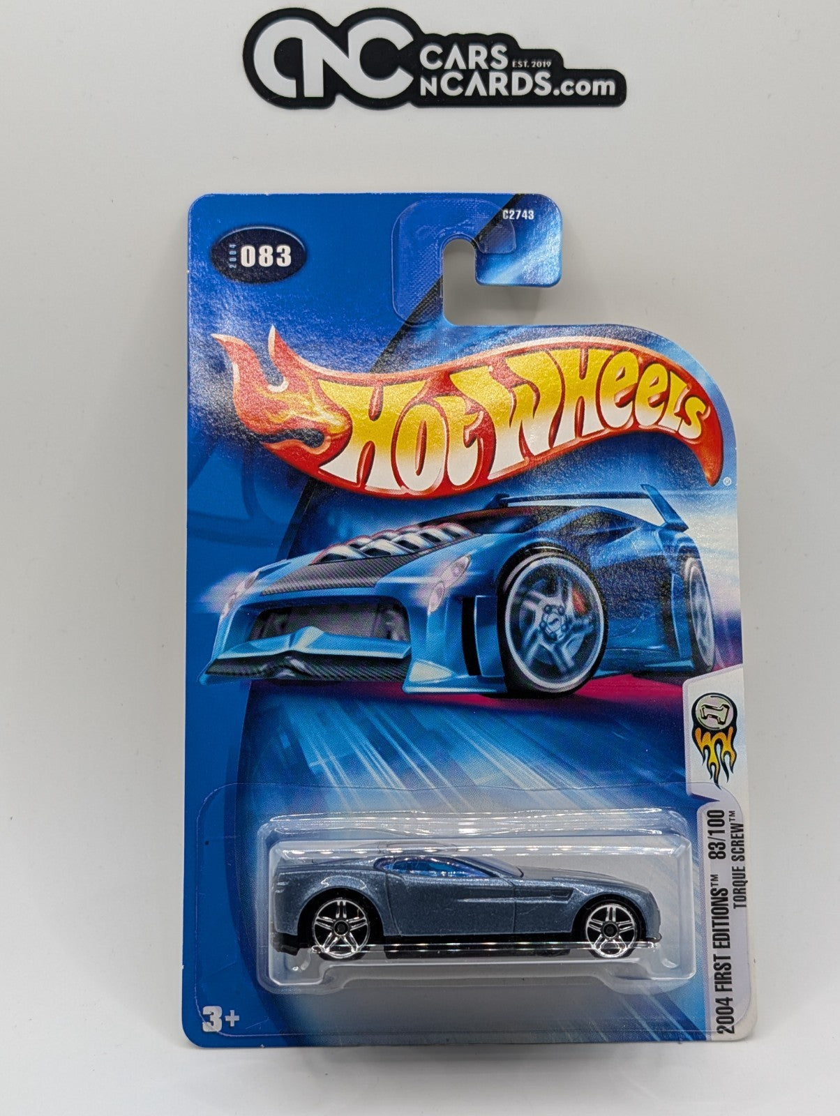 2004 Hot Wheels First Editions 83/100 Torque Screw Blue