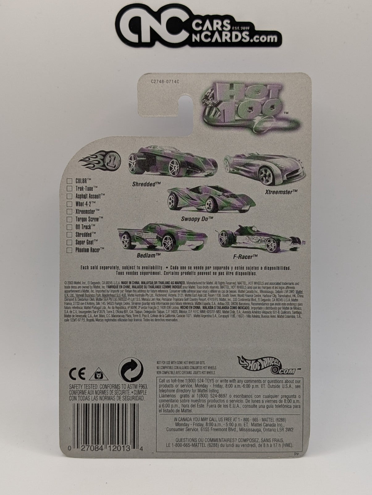 2004 Hot Wheels First Editions 88/100 Super Gnat Orange (Card Damage)