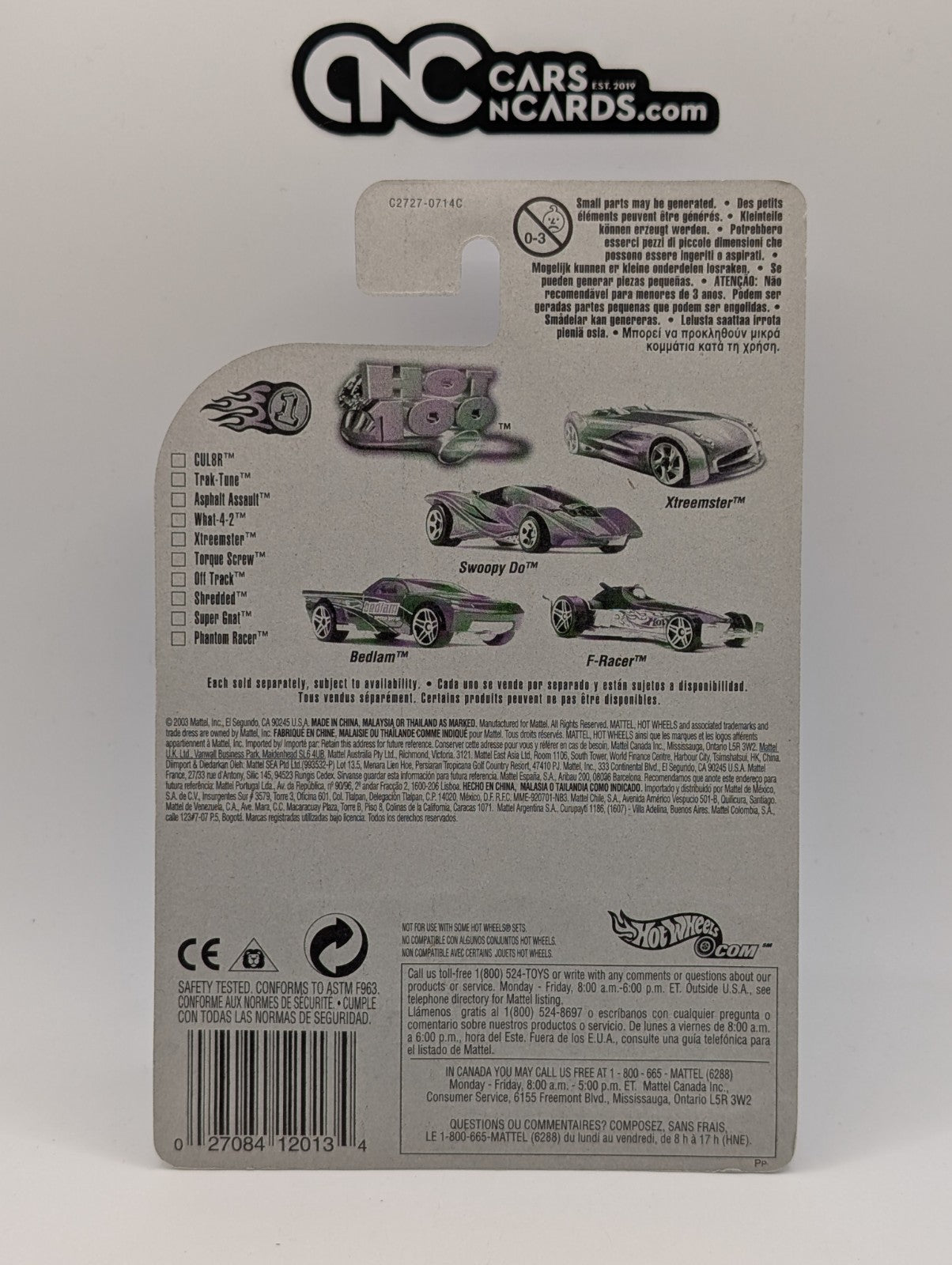 2004 Hot Wheels First Editions 84/100 Off Track Black