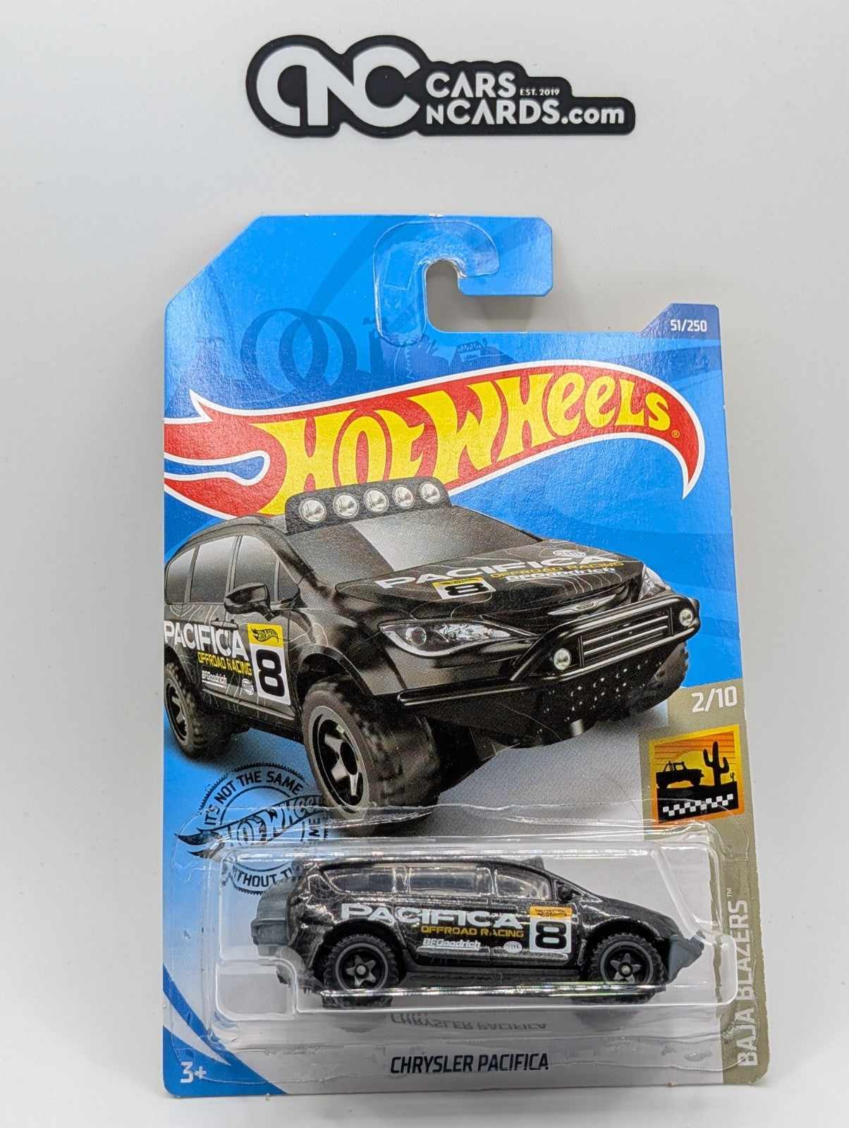 2020 Hot Wheels Baja Blazers 7/10 Chrysler Pacifica 51/250 Black
