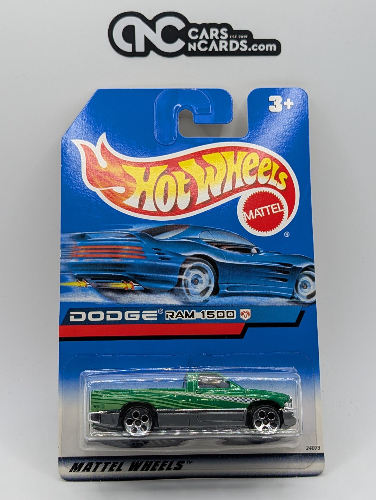 1999 Hot Wheels Dodge Ram 1500 Green 24073 Collector #1059