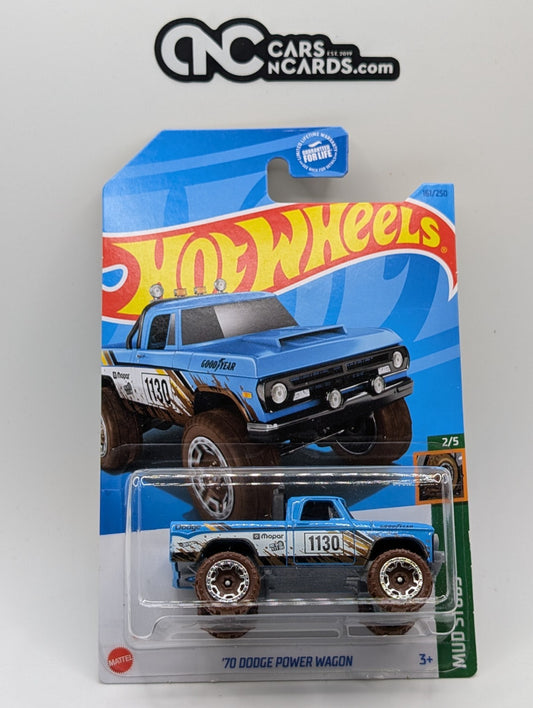 2023 Hot Wheels Mud Studs 2/5 '70 Dodge Power Wagon Blue 161/250