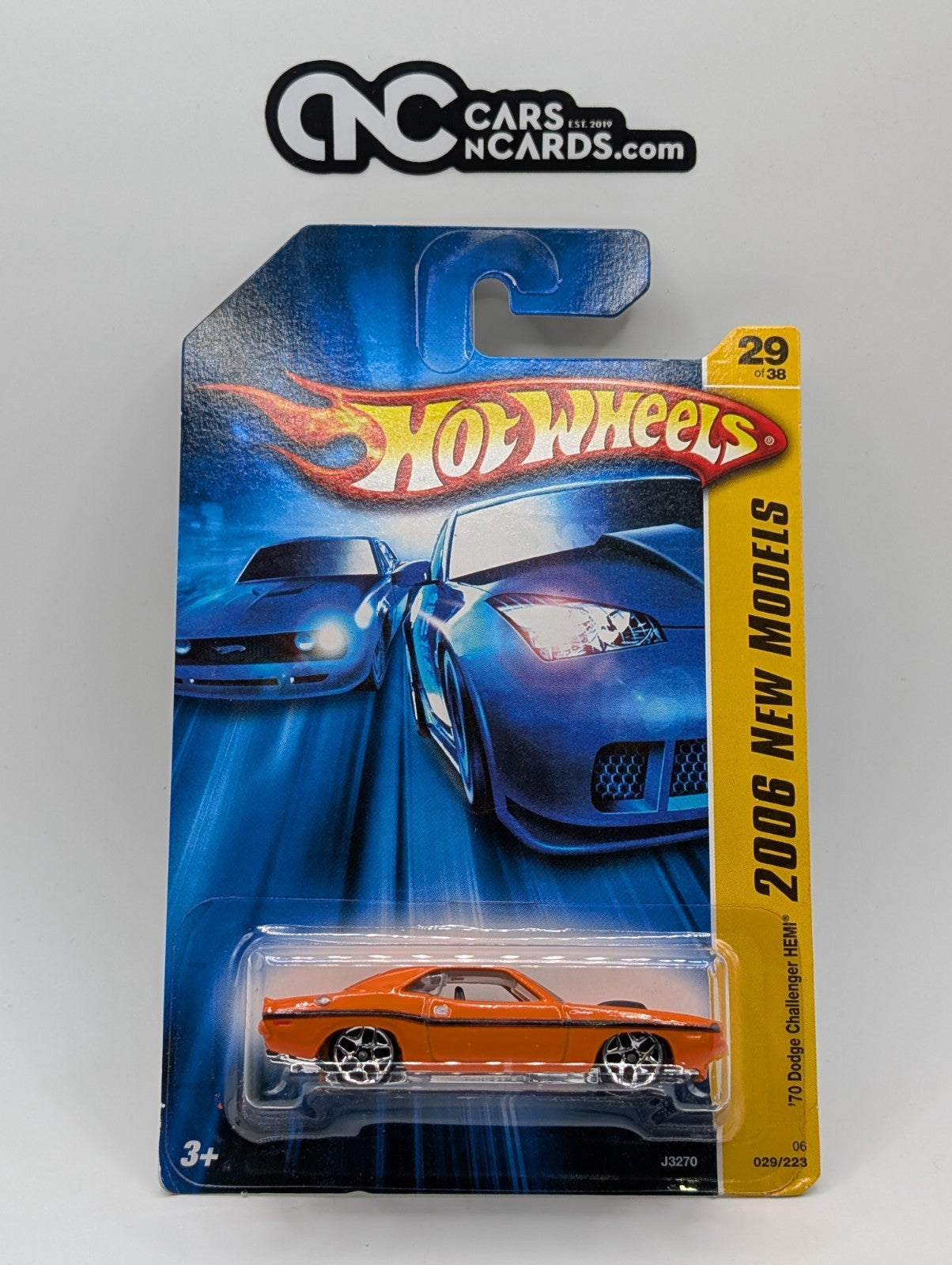 2006 Hot Wheels New Models 29/38 '70 Dodge Challenger HEMI Orange (Soft Corners)