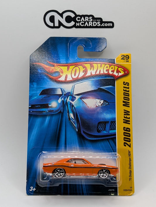 2006 Hot Wheels New Models 29/38 '70 Dodge Challenger HEMI Orange (Soft Corners)
