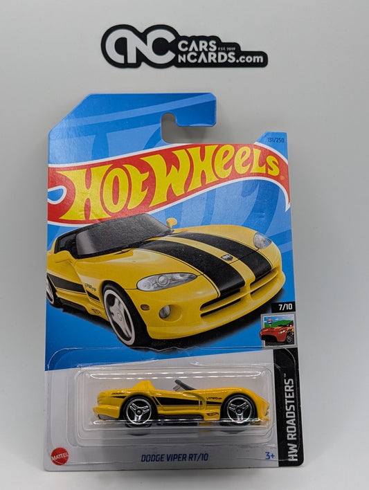 2023 Hot Wheels HW Roadster 7/10 Dodge Viper RT/10 Yellow 131/250