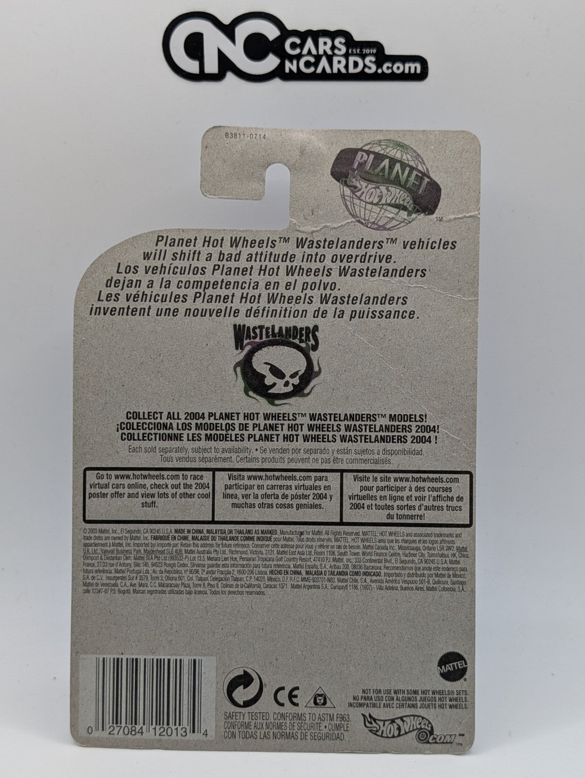 2004 Hot Wheels Wastelanders 10/10 Slideout Collector #210 (Card Damage)