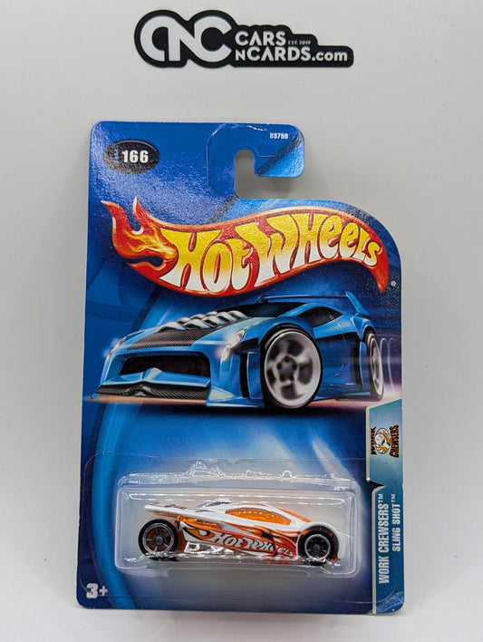 2004 Hot Wheels Work Crewsers Sling Shot Collector #166 (Soft Corners)