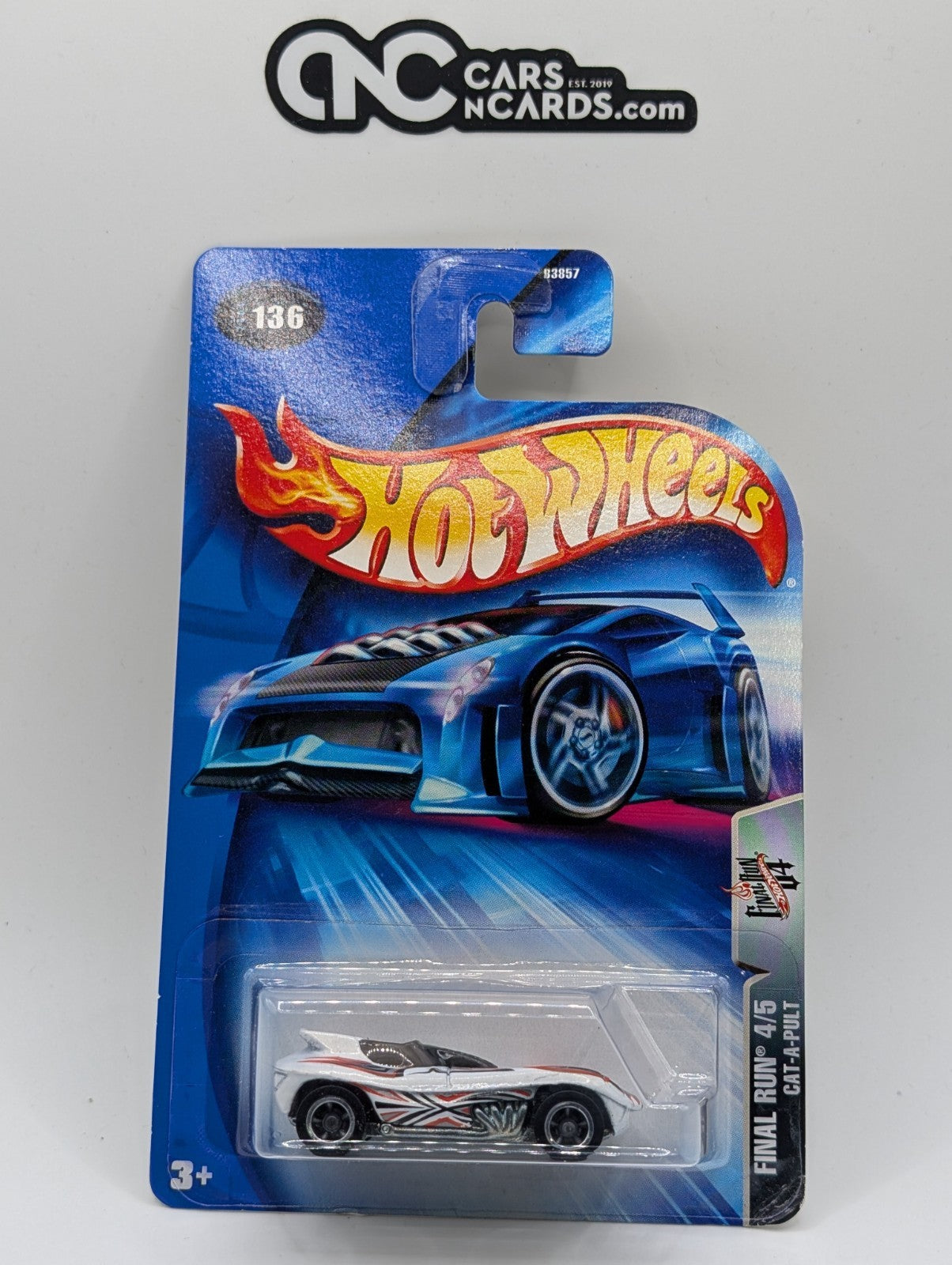 2004 Hot Wheels Final Run 4/5 Cat-A-Pult Collector #136 (Soft Corners)