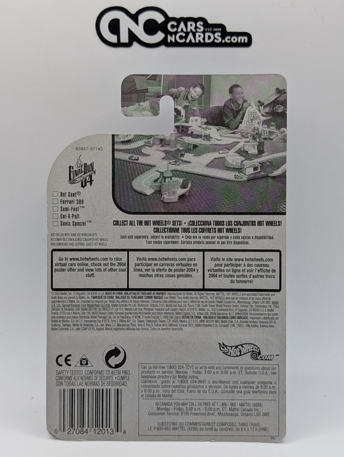 2004 Hot Wheels Final Run 4/5 Cat-A-Pult Collector #136 (Soft Corners)