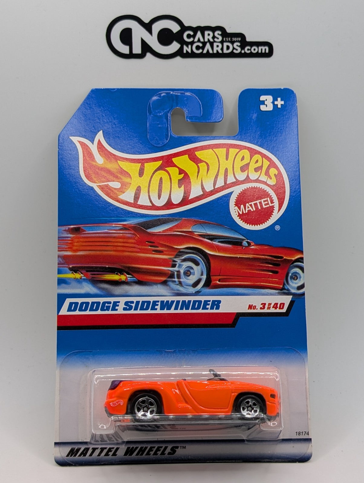 1998 Hot Wheels First Editions 3/40 Dodge Sidewinder Orange 18174 #634