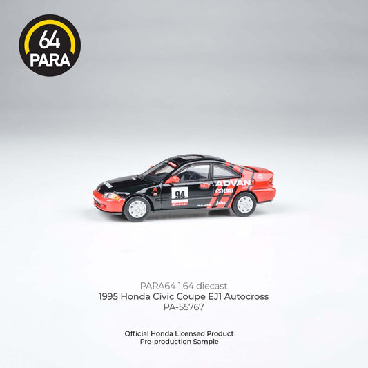 PARA64 1:64 1995 Honda Civic Coupe EJ1 Autocross PA-55767