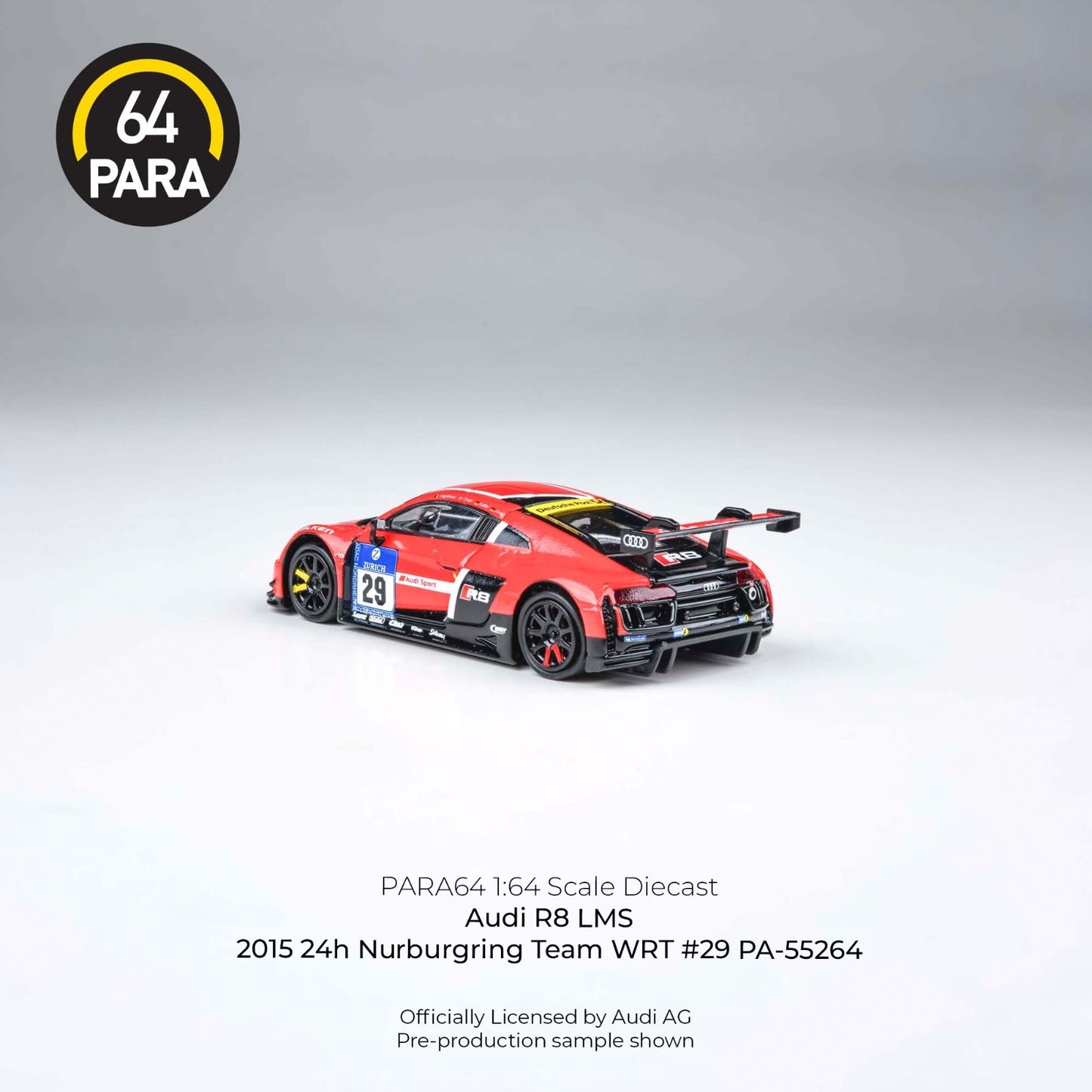 PARA64 1:64 2015 Audi R8 LMS 24H Nurburgring Team WRT #29 PA-55264