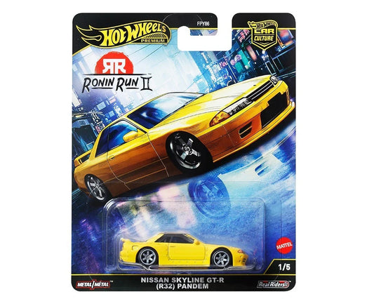 2025 Hot Wheels Premium Ronin Run II Nissan Skyline GT-R R32 Solid Case of 10