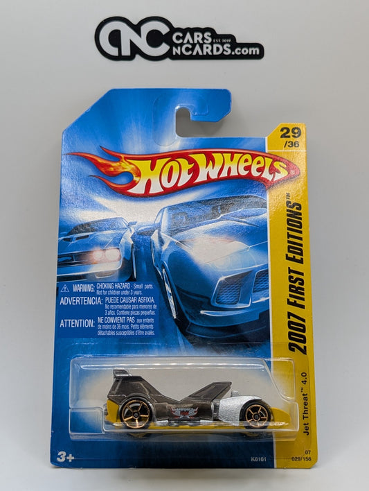 2007 Hot Wheels First Editions 29/36 Jet Threat 4.0 Silver