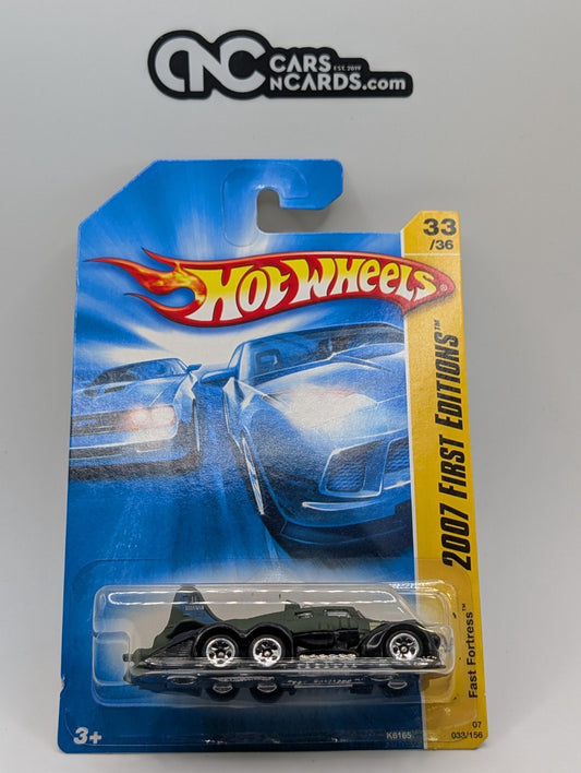2007 Hot Wheels First Editions 33/36 Fast Fortress Green (Soft Corners)