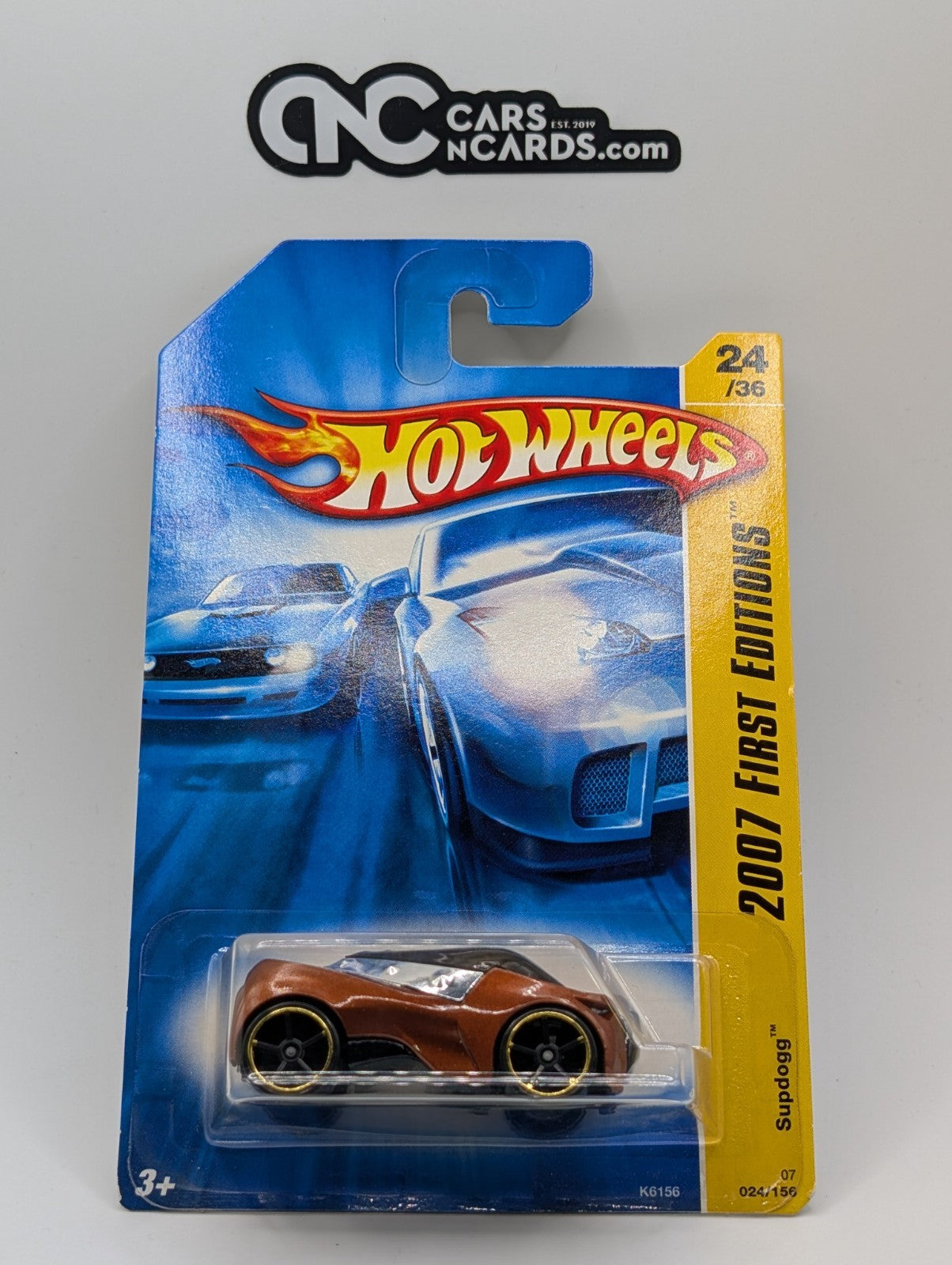 2007 Hot Wheels First Editions 24/36 Supdogg Orange 24/156 (Soft Corners)