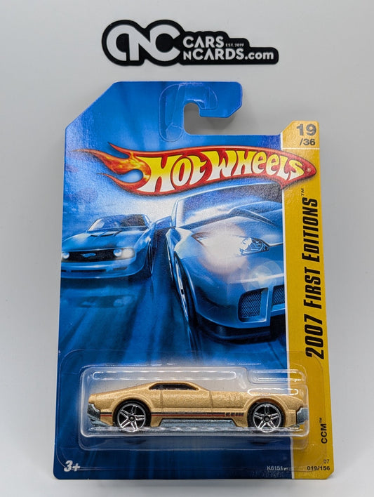 2007 Hot Wheels First Editions 19/36 CCM Country Club Muscle Gold 19/156