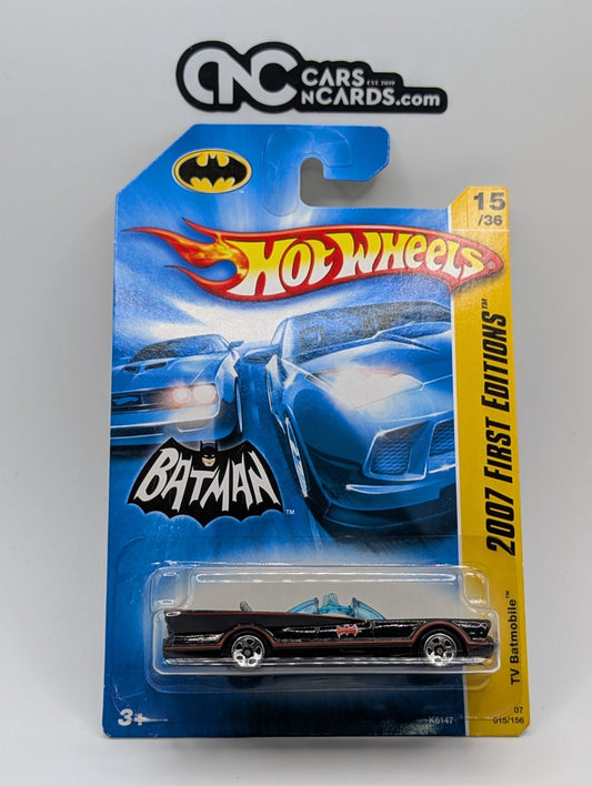 2007 Hot Wheels First Editions 15/36 1966 TV Series Batmobile 15/156 Batman