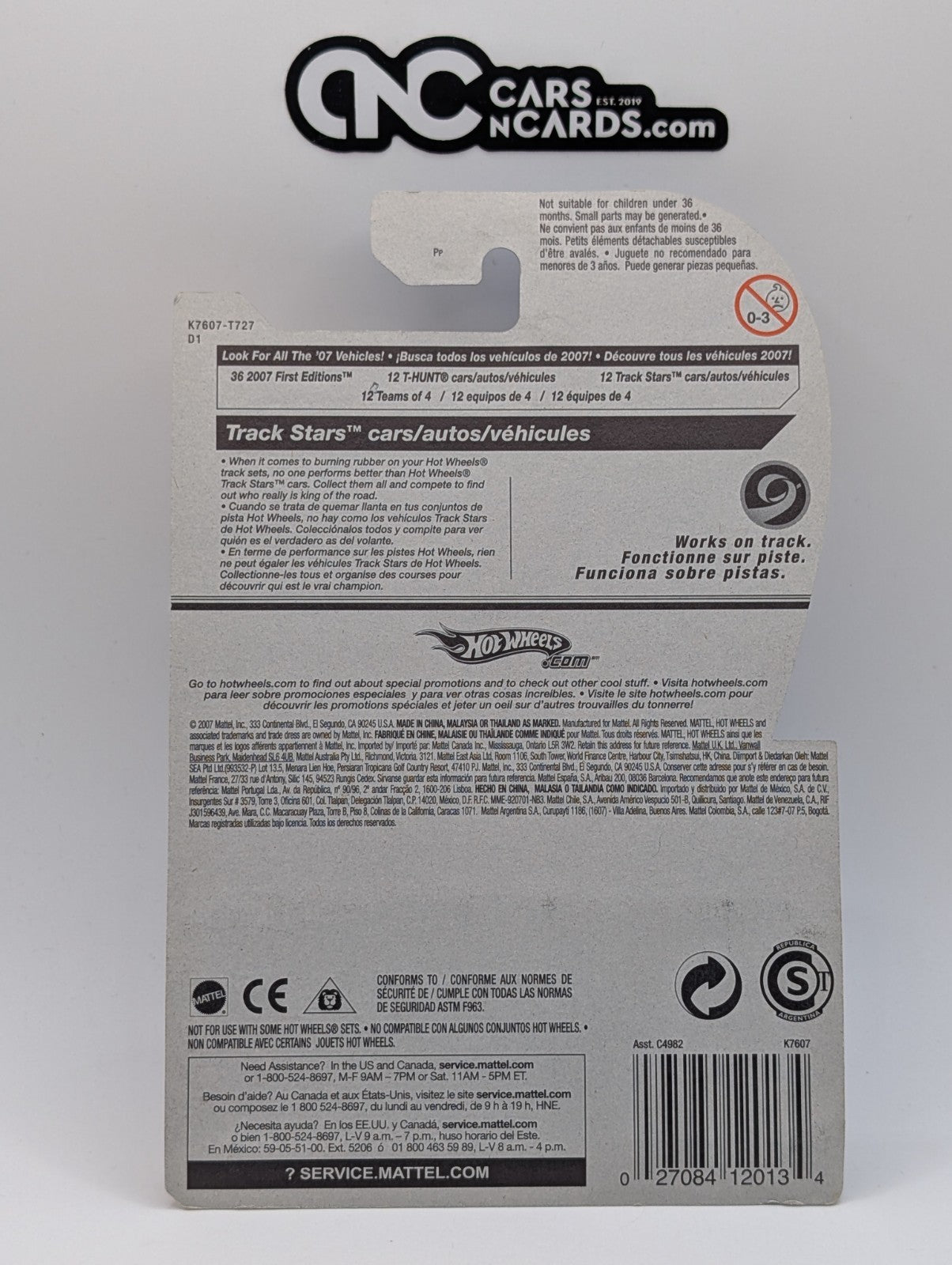 2007 Hot Wheels Track Stars 8/12 Bassline Black 116/156 (Soft Corners)