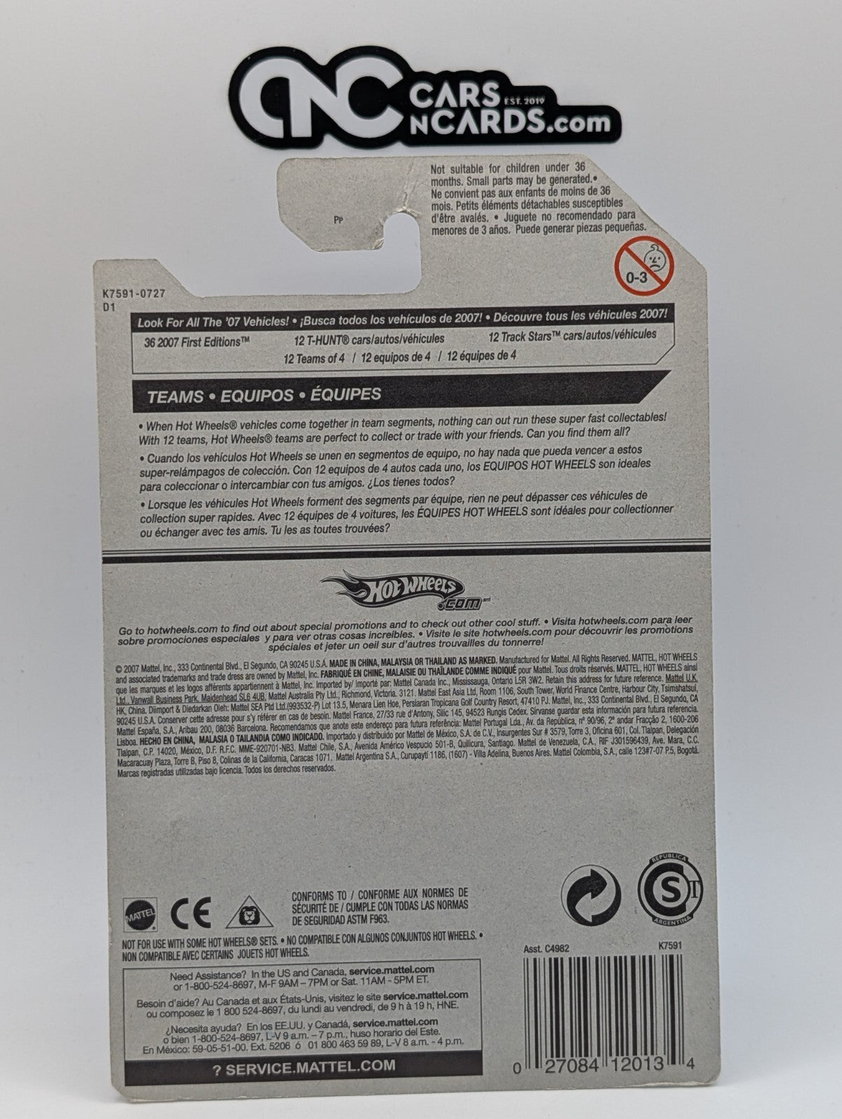 2007 Hot Wheels Aerial Attack 4/4 Blimp 76/156