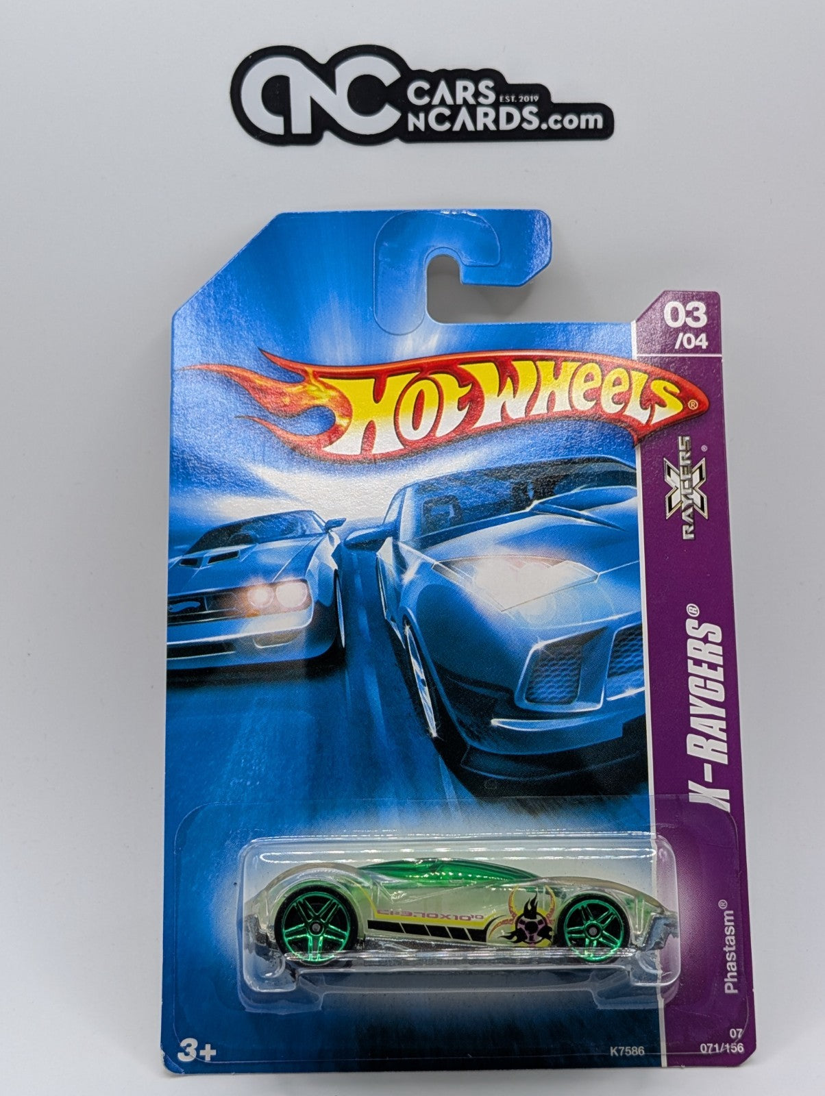 2007 Hot Wheels X-Raycers 3/4 Phastasm 71/156 (Soft Corners)